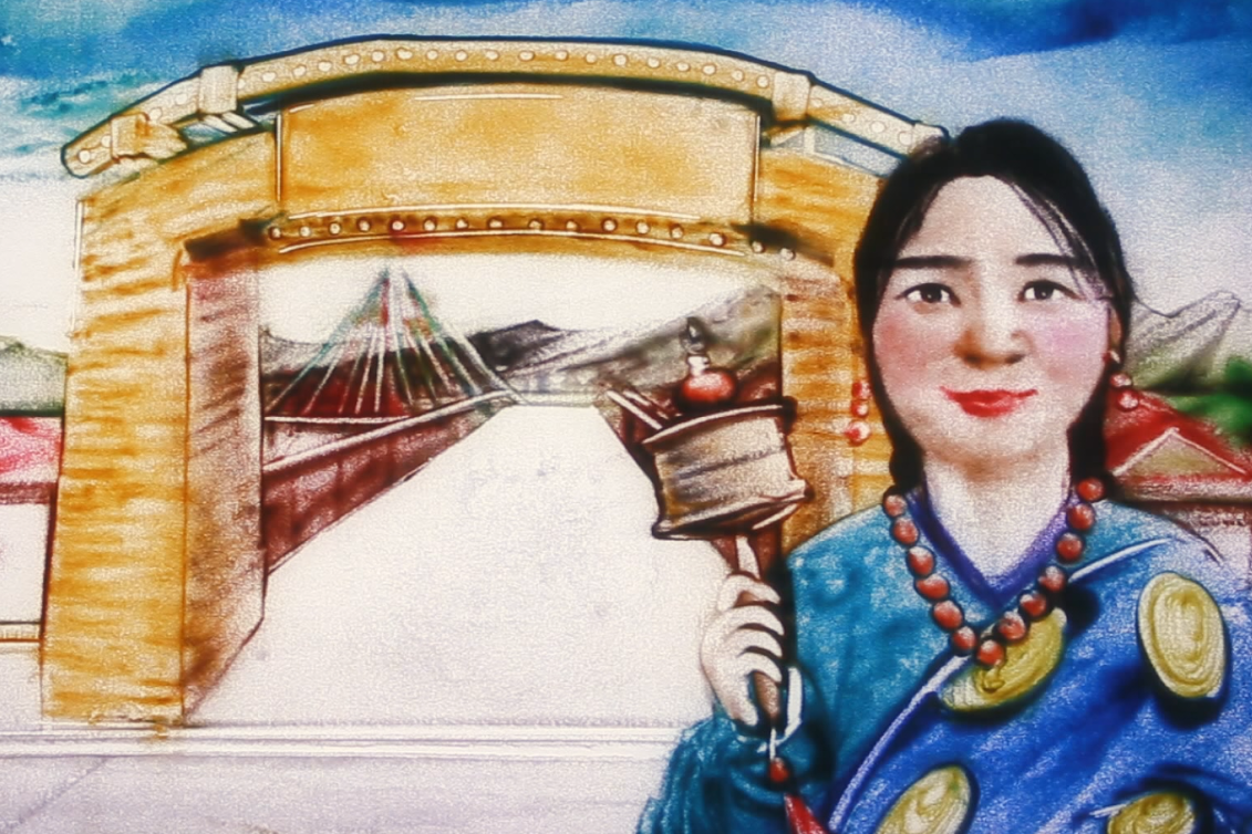 沙畫|奮力追夢！2020決戰(zhàn)脫貧攻堅(jiān)“甘肅卷”