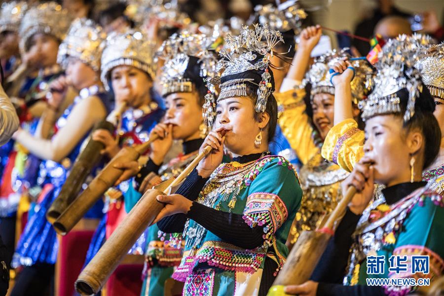 (文化)(5)民族歌舞劇《情醉毛尖》都勻上演