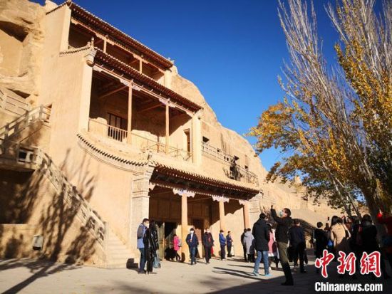 圖為敦煌莫高窟藏經(jīng)洞。(資料圖) 馮志軍 攝