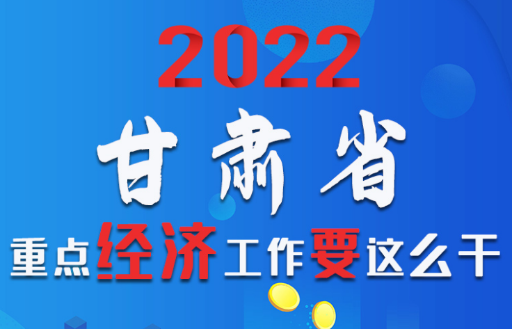 【甘快看·圖解】速覽！2022甘肅省重點經(jīng)濟工作要這么干！