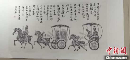 圖為傳拓作品?！〈蘖?攝