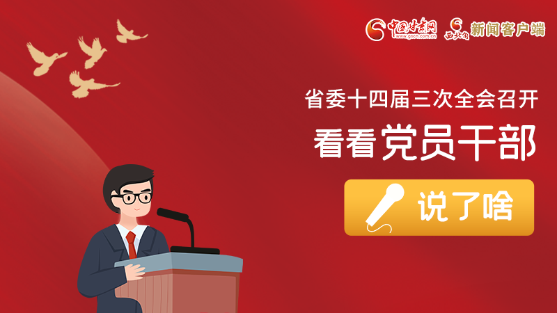 圖解|事關(guān)甘肅省委十四屆三次全會，黨員干部這么說！