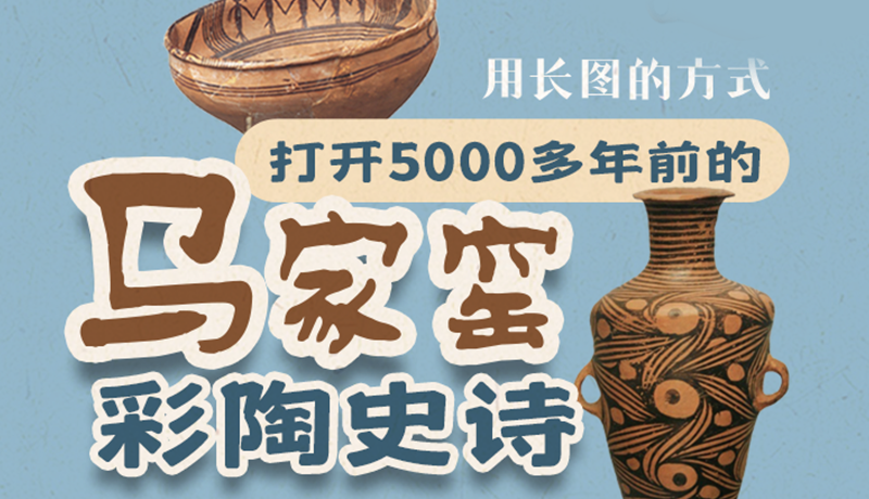 用長圖的方式，打開5000多年前的馬家窯彩陶史詩