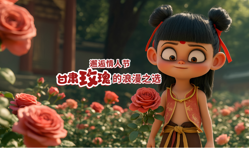 AI視頻 | 邂逅情人節(jié)，甘肅玫瑰的浪漫之選